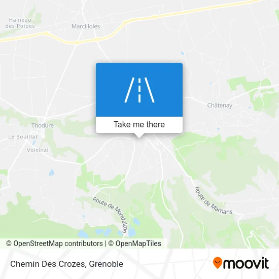 Chemin Des Crozes map