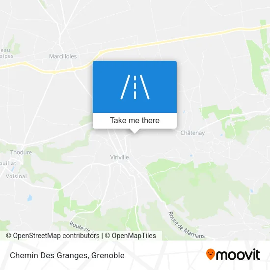 Chemin Des Granges map