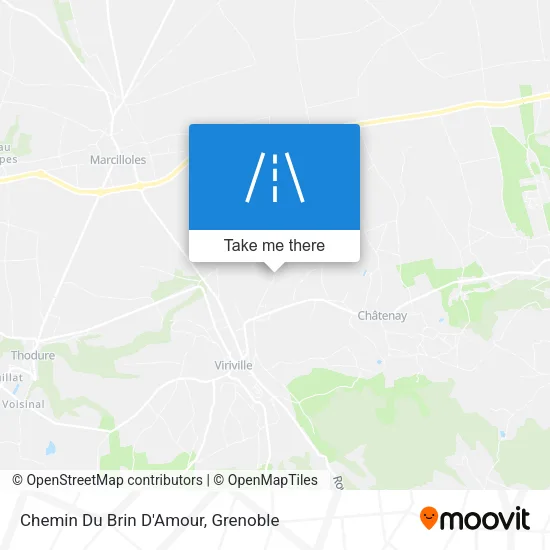 Chemin Du Brin D'Amour map
