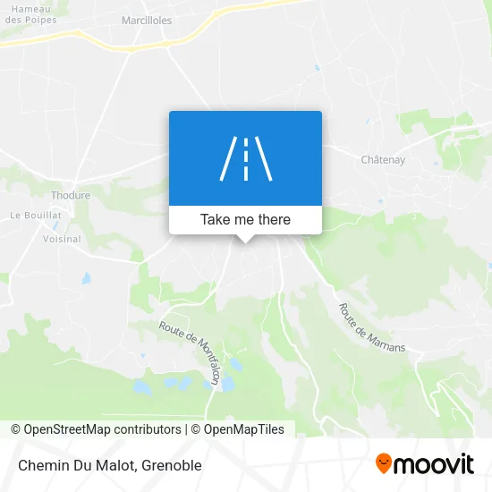 Chemin Du Malot map