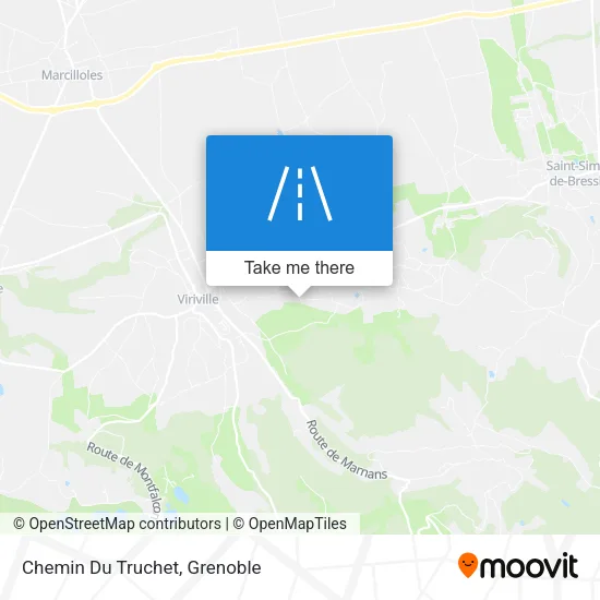Chemin Du Truchet map