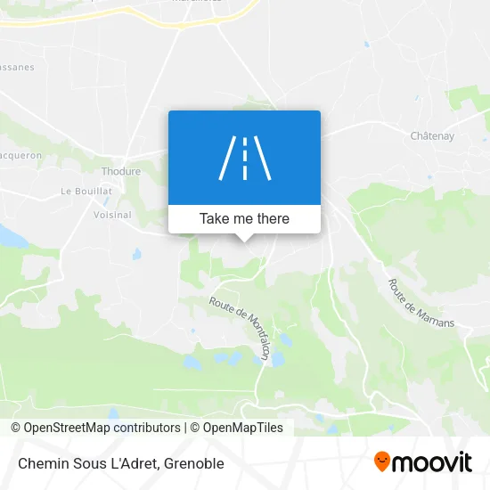 Chemin Sous L'Adret map