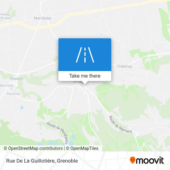 Rue De La Guillotière map
