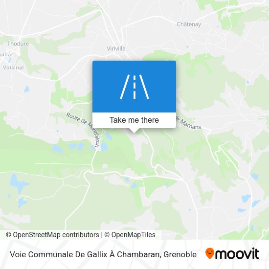 Voie Communale De Gallix À Chambaran map