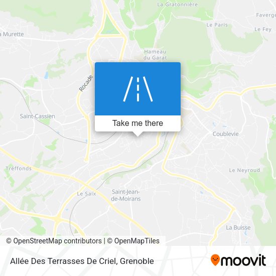 Allée Des Terrasses De Criel map