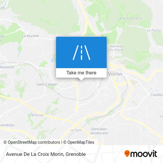 Avenue De La Croix Morin map