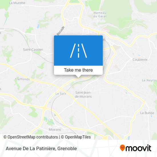 Avenue De La Patinière map