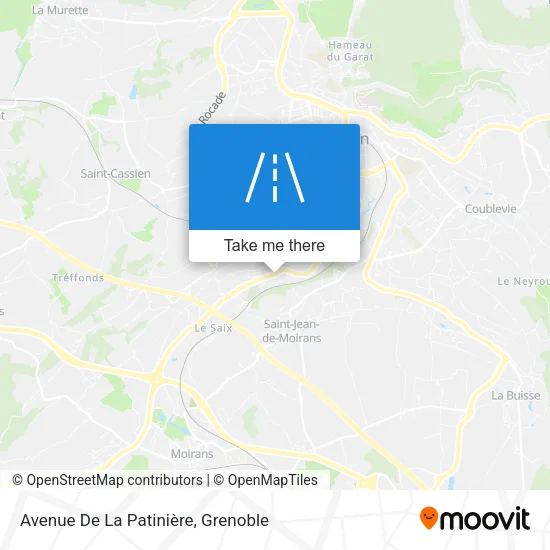 Avenue De La Patinière map