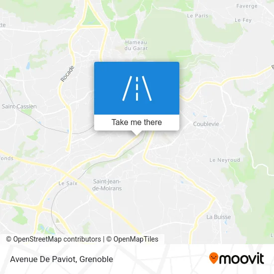 Avenue De Paviot map
