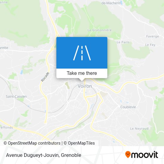 Avenue Dugueyt-Jouvin map