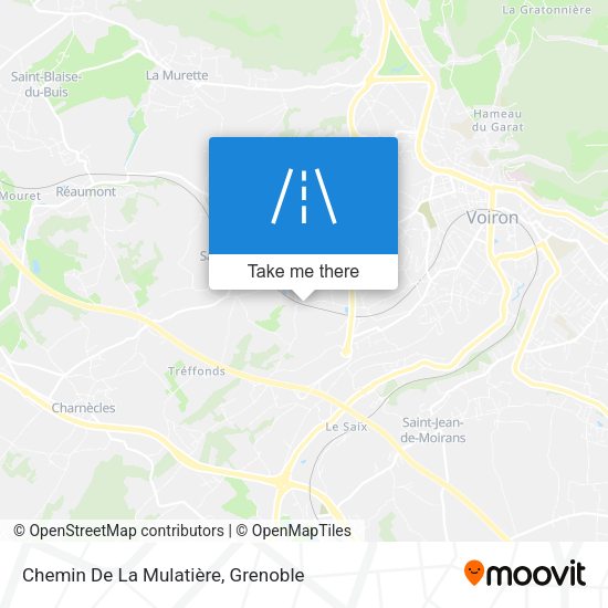Chemin De La Mulatière map