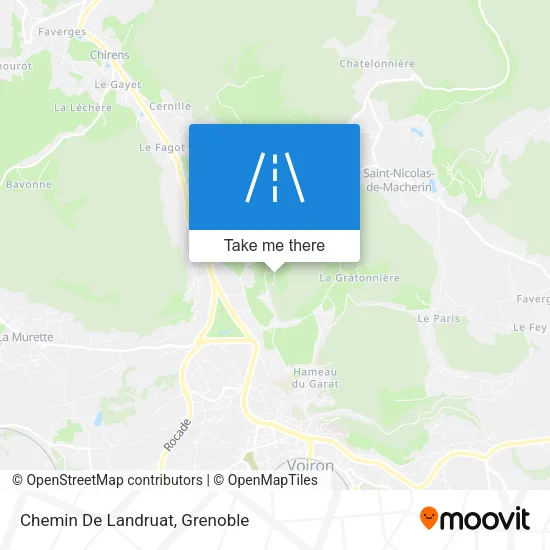 Chemin De Landruat map
