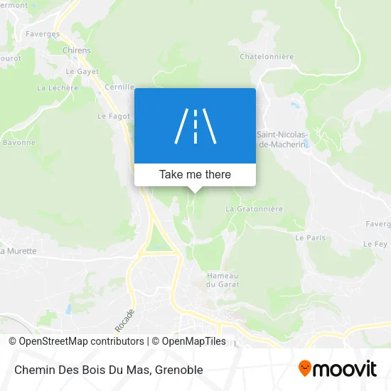 Chemin Des Bois Du Mas map