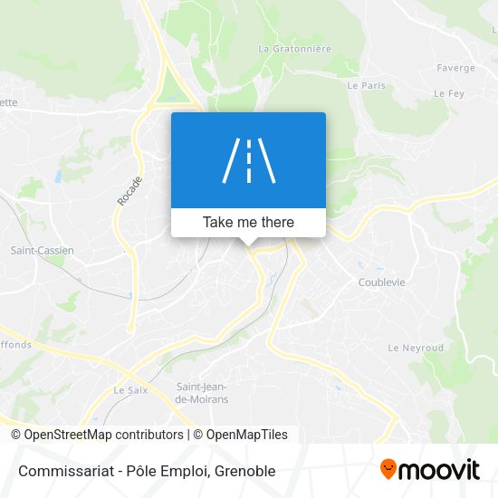 Commissariat - Pôle Emploi map
