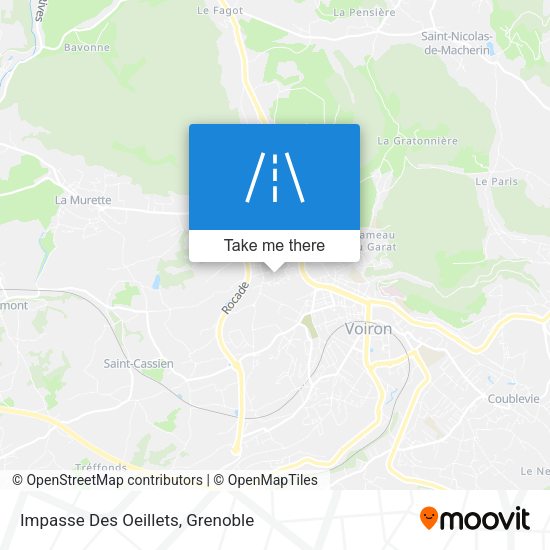 Impasse Des Oeillets map
