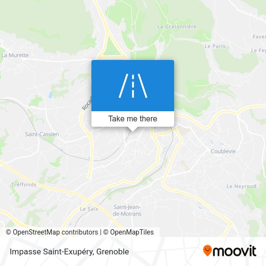 Impasse Saint-Exupéry map