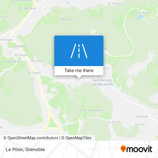 Le Pilon map