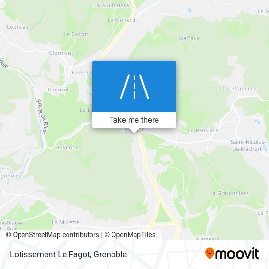 Lotissement Le Fagot map