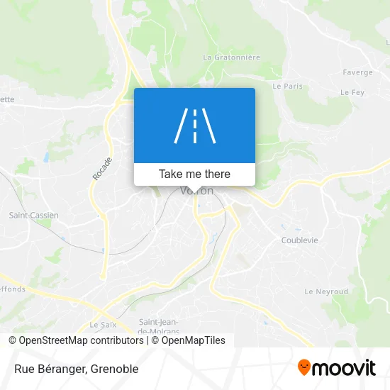 Rue Béranger map