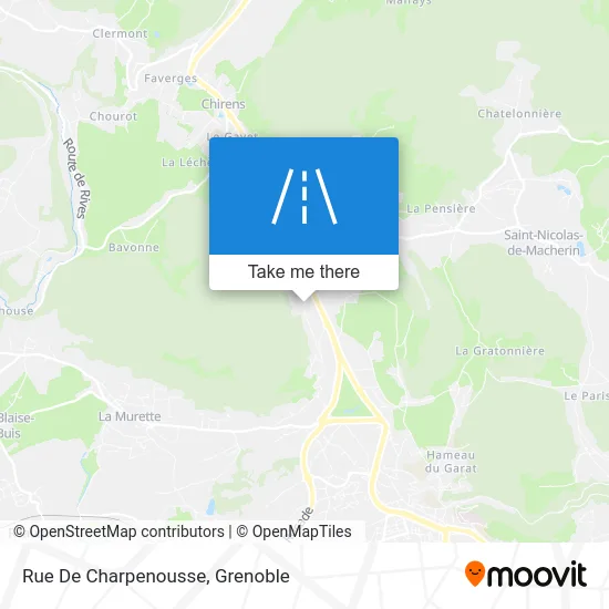 Rue De Charpenousse map