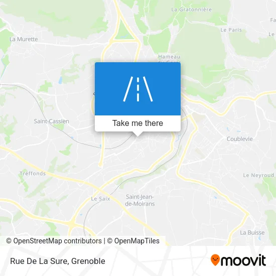 Rue De La Sure map