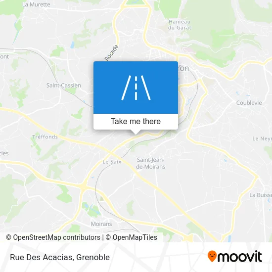 Rue Des Acacias map