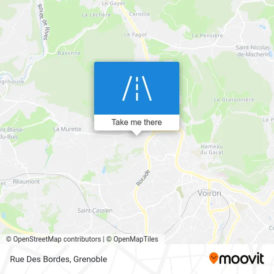 Rue Des Bordes map