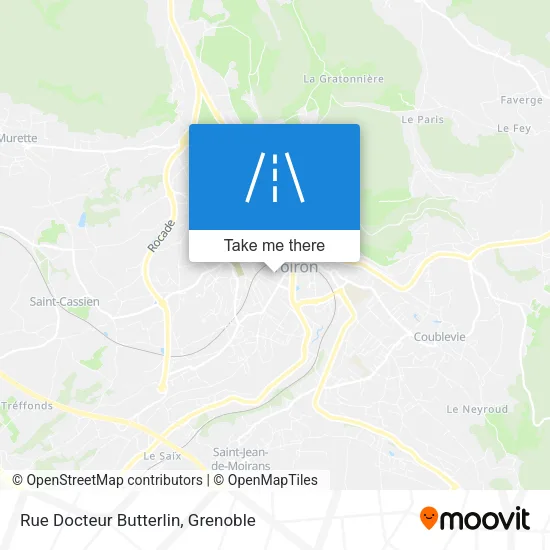 Rue Docteur Butterlin map