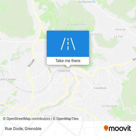 Rue Dode map