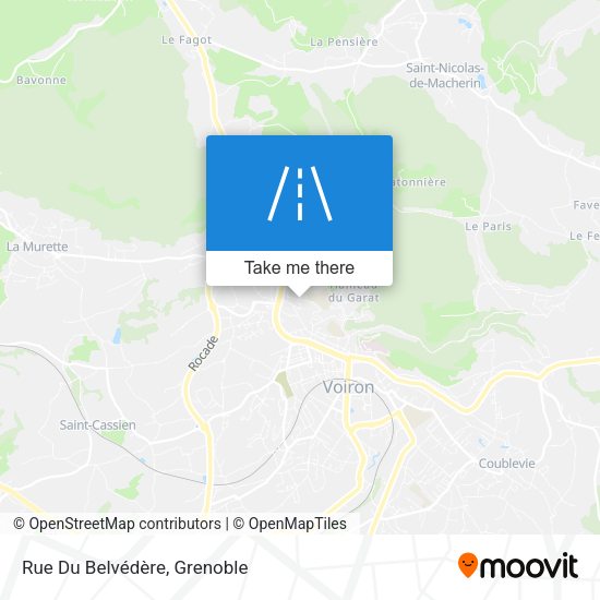 Rue Du Belvédère map