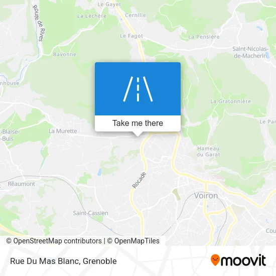 Rue Du Mas Blanc map