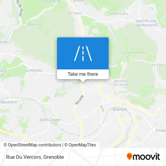Rue Du Vercors map