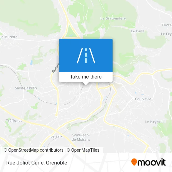 Rue Joliot Curie map