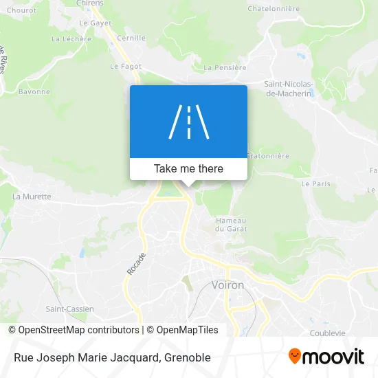 Rue Joseph Marie Jacquard map