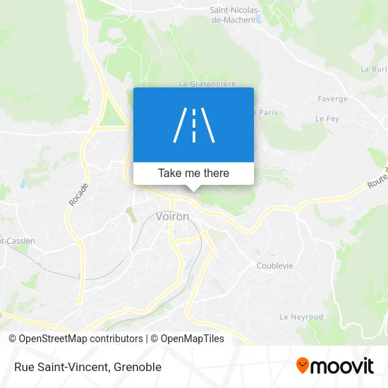 Rue Saint-Vincent map