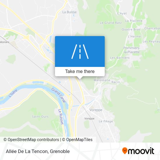 Allée De La Tencon map