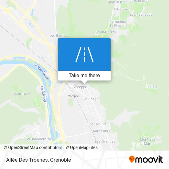 Allée Des Troènes map