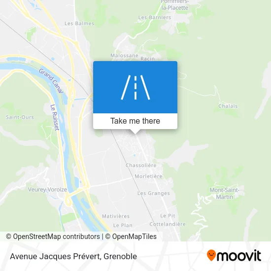 Avenue Jacques Prévert map