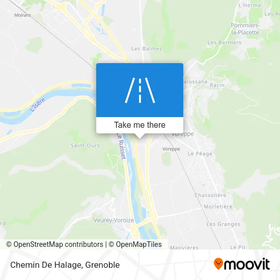 Chemin De Halage map