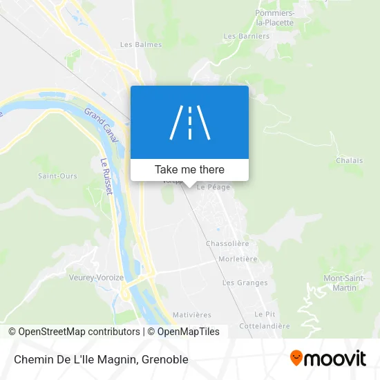 Chemin De L'Ile Magnin map