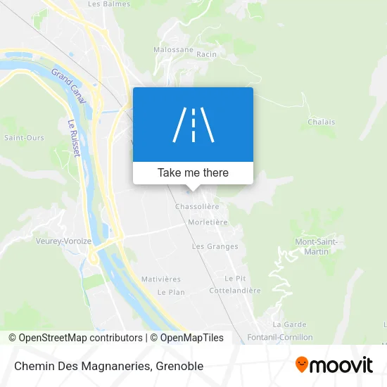 Chemin Des Magnaneries map