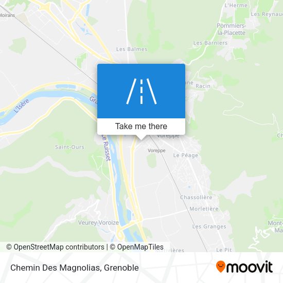 Chemin Des Magnolias map