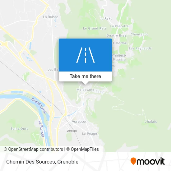 Chemin Des Sources map