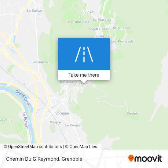 Chemin Du G Raymond map