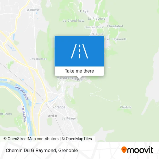 Chemin Du G Raymond map