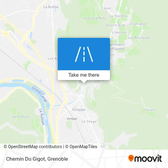 Chemin Du Gigot map