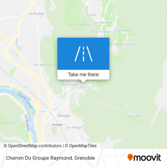 Chemin Du Groupe Raymond map