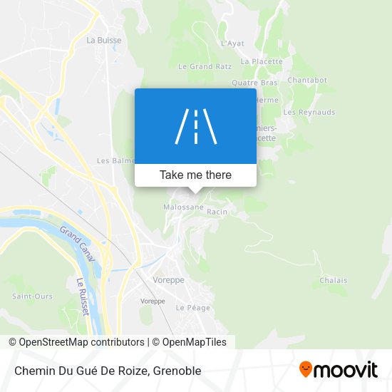 Chemin Du Gué De Roize map