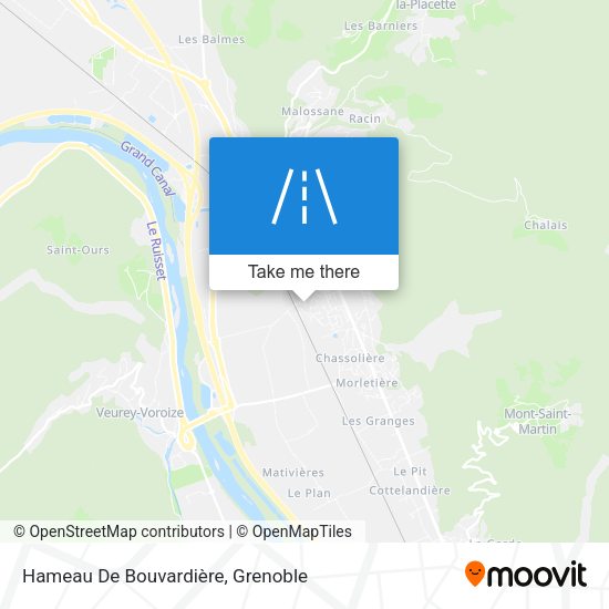 Hameau De Bouvardière map