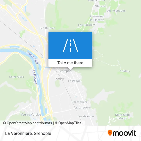 La Veronnière map